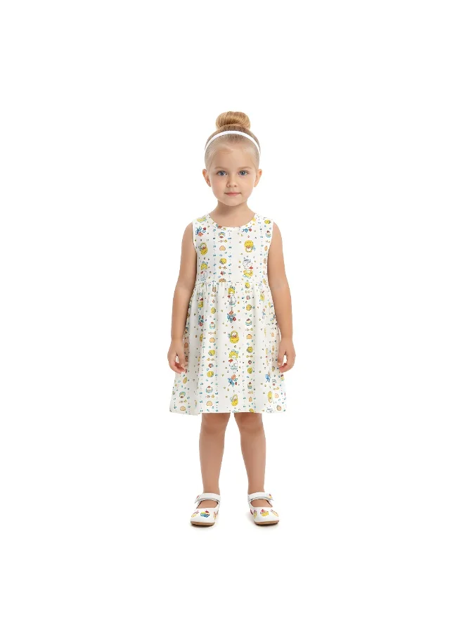 Bidani Amira Printed Princess Casual Dress
